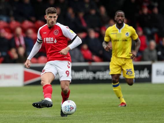 Ched Evans could be kept out of the Fleetwood team by the form of his fellow frontmen