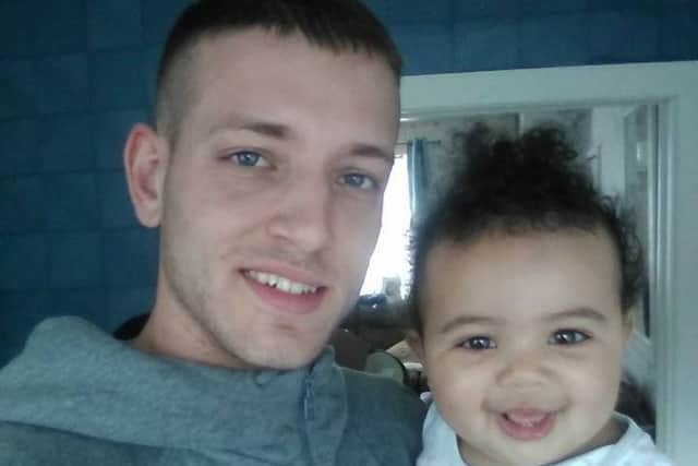 Shane Graham with his niece Ceira