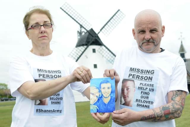 Tracey Graham and Ron Graham are searching for their son Shane Graham