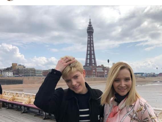 Lisa Kudrow posted this picture on Instagram from Blackpool alongside on-screen daughter Mae Martin