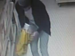 Police want your help to identify this man who is alleged to have taken a pair of curtains from Wilko in Cleveleys on Tuesday, April 30.