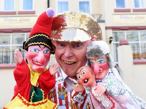 Martin Scott Price is setting up a Punch and Judy museum at Pelham Lodge this summer