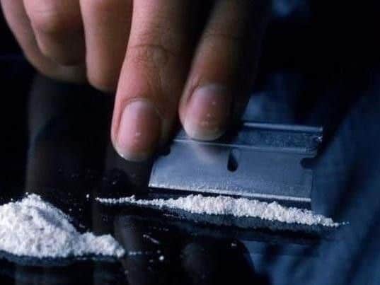 A line of cocaine