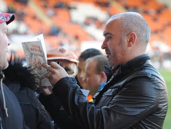 Gary Taylor-Fletcher was a guest at Blackpool's game against Gillingham