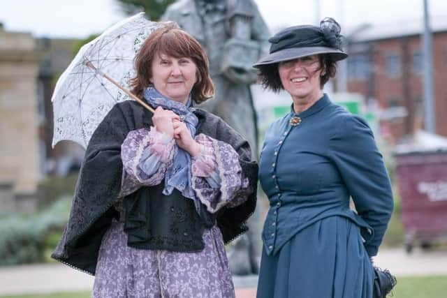 Jennifer Ray and Angie Hesketh MBE from Fleetwood Museum.