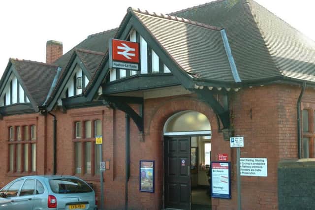 Poulton Station which will now have its lift to the platforms working 24 hours a day