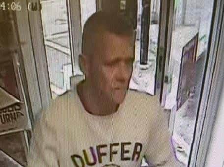 Police are seeking to identify this man.