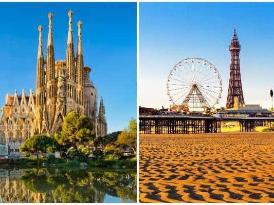 Blackpool is currently basking in bright sunshine and warmer temperatures, with this week set to see the mercury rise to temperatures hotter than those in Barcelona.
