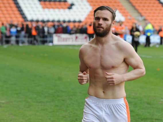 Jimmy Ryan had to wait 12 months for his latest Blackpool appearance