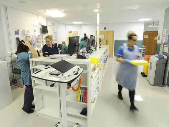 This is the number of beds being blocked each day at Blackpool Teaching Hospitals