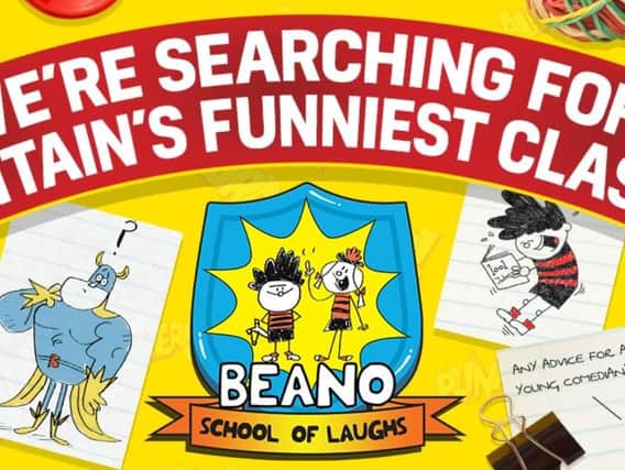 The Beano is searching for Britain's funniest class.