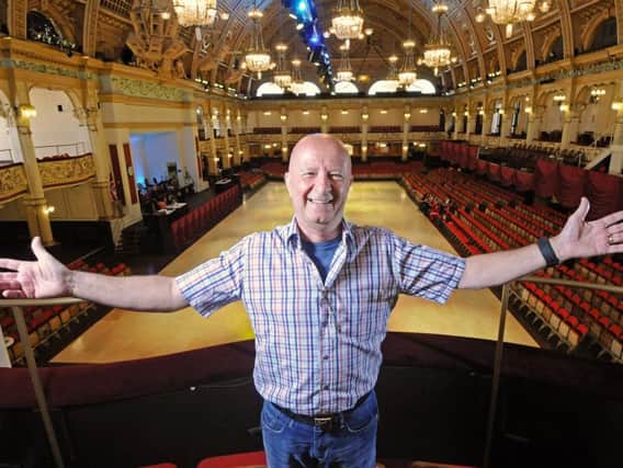 Richard Searling in the Winter Gardens, home to the Blackpool International Soul Festival