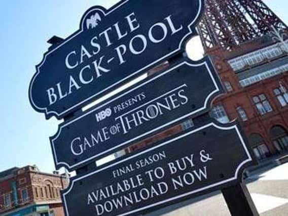 Blackpool has apparently been renamed 'Castle Black-Pool)