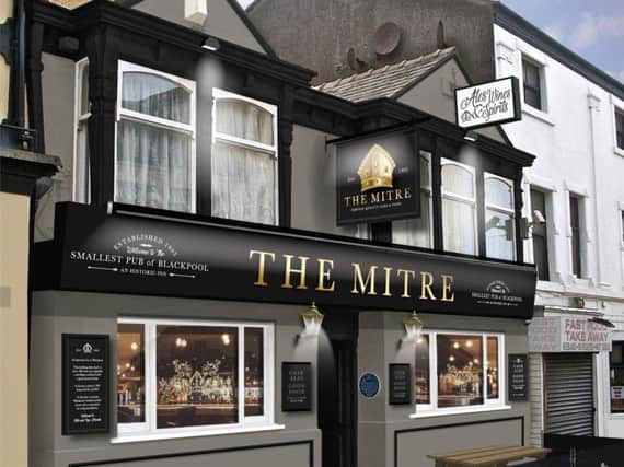 An image showing changes proposed for The Mitre
