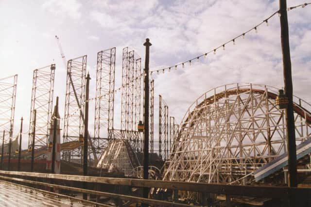 The famous rollercoaster, which originally opened on May 28 1994 as the Pepsi Max Big One, was, at the time, the tallest roller coaster in the world.