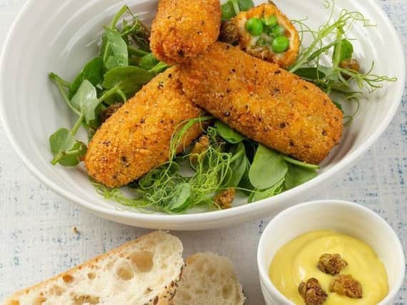 Ellies cheese and minted pea croquettes helped her shoot for glory