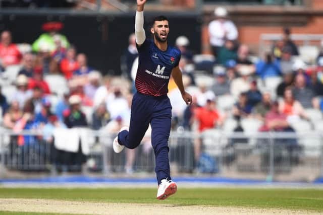 Saqib Mahmood claimed four Gloucestershire wickets Picture: GETTY IMAGES