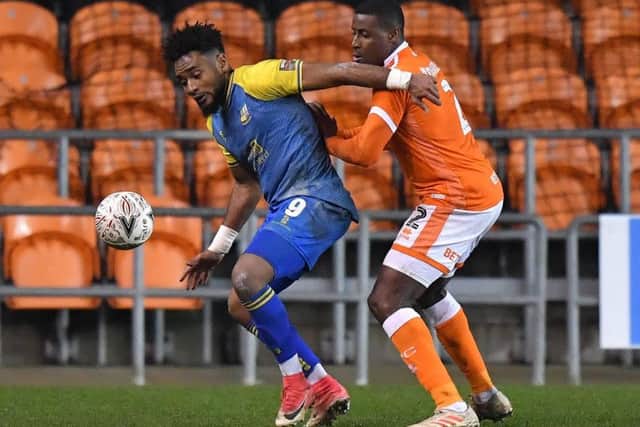 Adi Yussuf scored at Bloomfield Road in the FA Cup last season