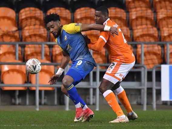 Adi Yussuf scored at Bloomfield Road in the FA Cup last season