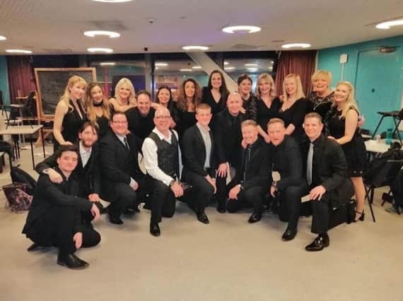 The Christie Musical Theatre Company after their BGT audition