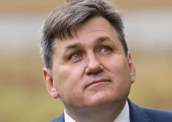 Housing minister Kit Malthouse in Westminster, London after he became  the latest person to enter the race to succeed Theresa May as leader of the Conservative Party. PRESS ASSOCIATION Photo. Picture date: Tuesday May 28, 2019. See PA story POLITICS Tories. Photo credit should read: Isabel Infantes/PA Wire