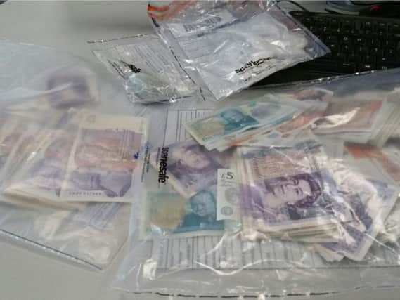 Police found 4,000 in cash in the Peugeot 207 that was stopped in the Sainsbury's car park in Blackpool. Photo: Lancashire Police