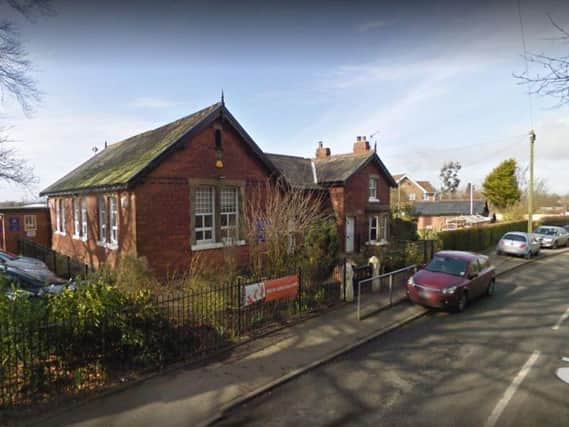 The collision happened outside Weeton St. Michael's Primary School