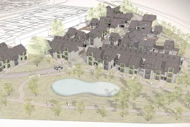 Artist's impression of the new homes on Troutbeck Crescent