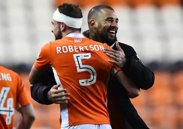 Clark Robertson and Kyle Vassell were allowed to run down their Blackpool deals