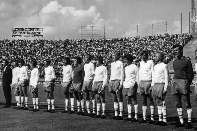Blackpool took on Bologna in the 1971 Anglo-Italian cup final