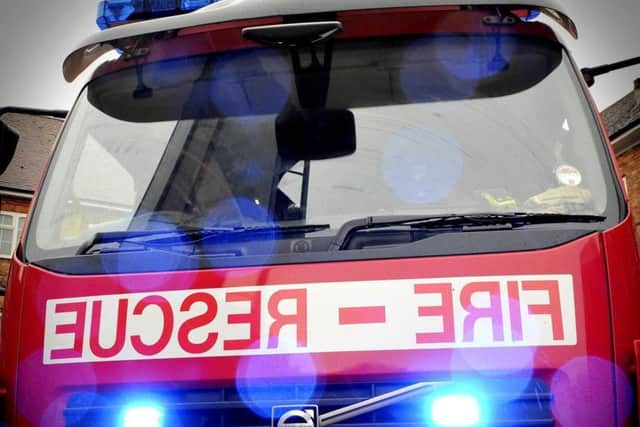 Firefighters were called to the address on Freckleton Road last night.