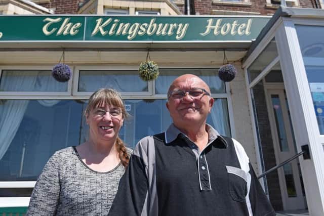 Peter Shaw and Valerie Hodgkiss from The Kingsbury Hotel