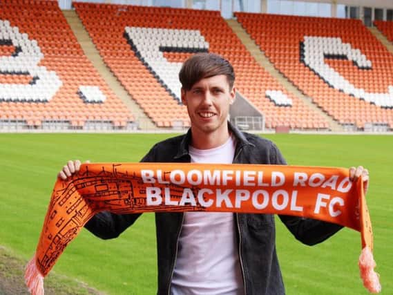 Jamie Devitt arrives at Blackpool after playing for nine clubs in League Two