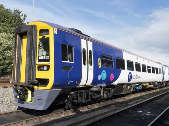 A Northern Pacer train
