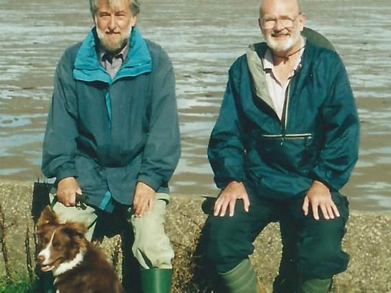 Tony Heyes (right) with Gordon Heald