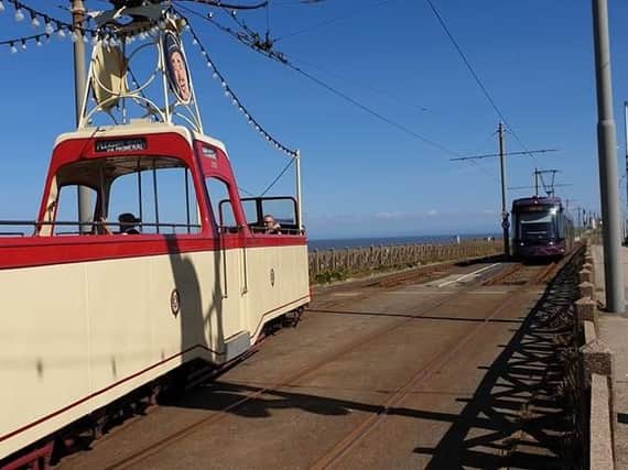 Trams travelling South were blocked. Photo: Gordon Mollins
