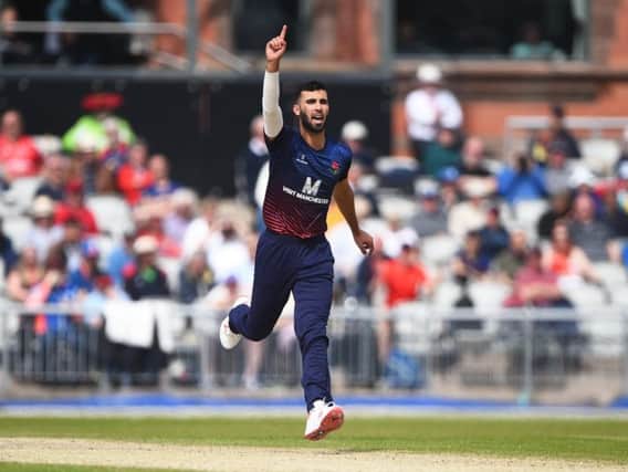 Saqib Mahmood's wickets at Sedbergh School could not seal victory for Lancashire Picture: GETTY IMAGES