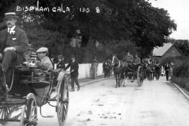 One of the earliest pictures of Bispham Gala, taken in 1913 before the outbreak of the First World War