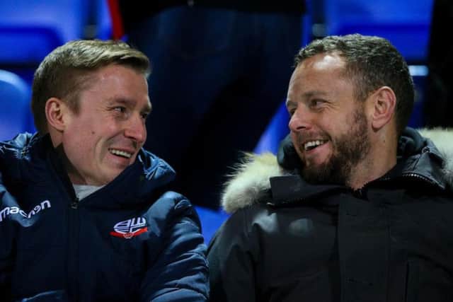 Stephen Darby, left, is a close friend of Jay Spearing