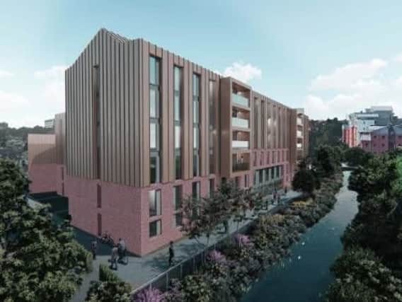 Create Construction of Whitehills is working on this student flats scheme for Crosslane