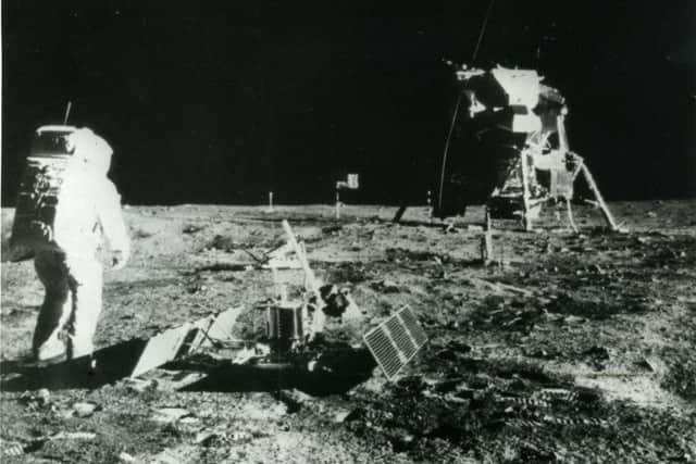 The moon landings, photo from the Gazette archives