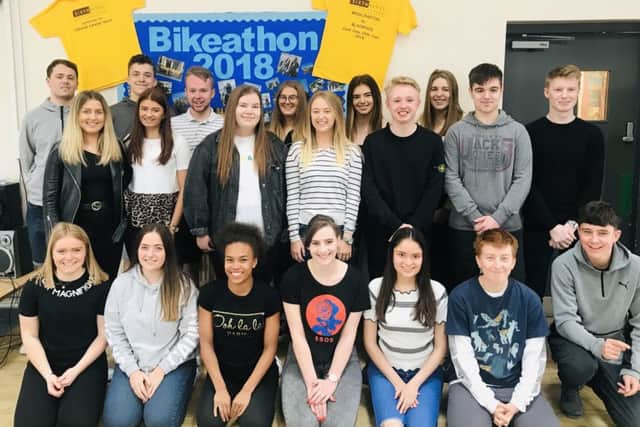 The final Sixth Form students at Baines Sixth Form in Poulton