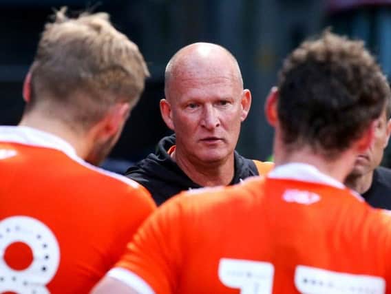 Simon Grayson was satisfied with his first week as Blackpool boss in Scotland
Picture: BLACKPOOL FC