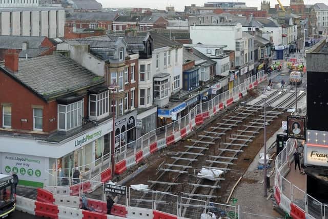 Tramway extension on Talbot Road