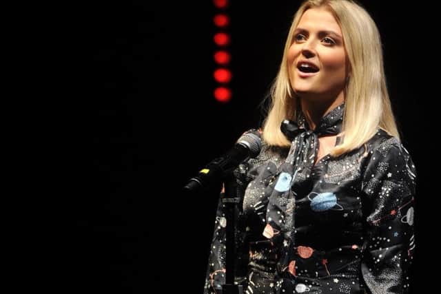Lucy Fallon performing at Blackpool Grand Theatre