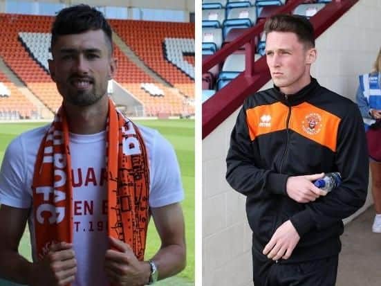 Hardie, left, and Thompson came through the youth ranks at Rangers together