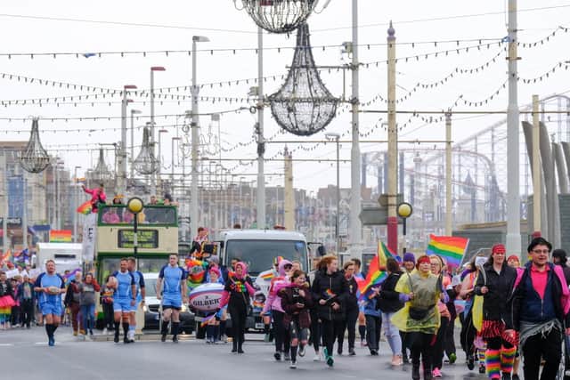 This year's Pride parade in Blackpool - picture by Dave Nelson