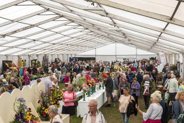 There will be professional and amateur exhibitor marquees.