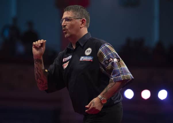 Gary Anderson won on Saturday night     Picture: Lawrence Lustig/PDC