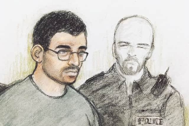 Abedi appeared at Oxford Crown Court via video-link from HMP Belmarsh.